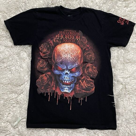 Universal Studios Other - Halloween Horror Nights '17 Scream Team Universal Studios Black Shirt Men Sz Sm